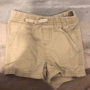 Baby boys khaki shorts